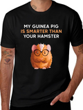 Guinea Pig Smarter Than Hamster Graphic Tee