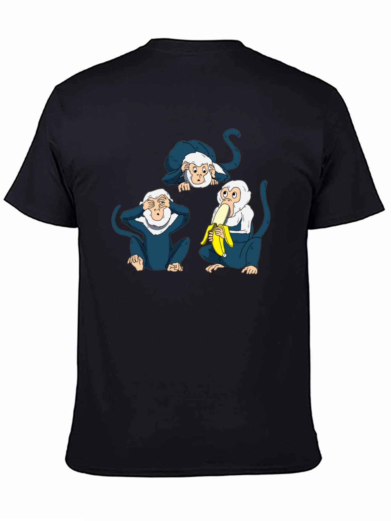 Novelty Monkey See Hear Speak T-Shirt