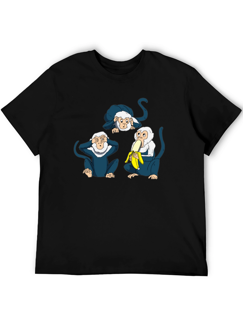 Novelty Monkey See Hear Speak T-Shirt