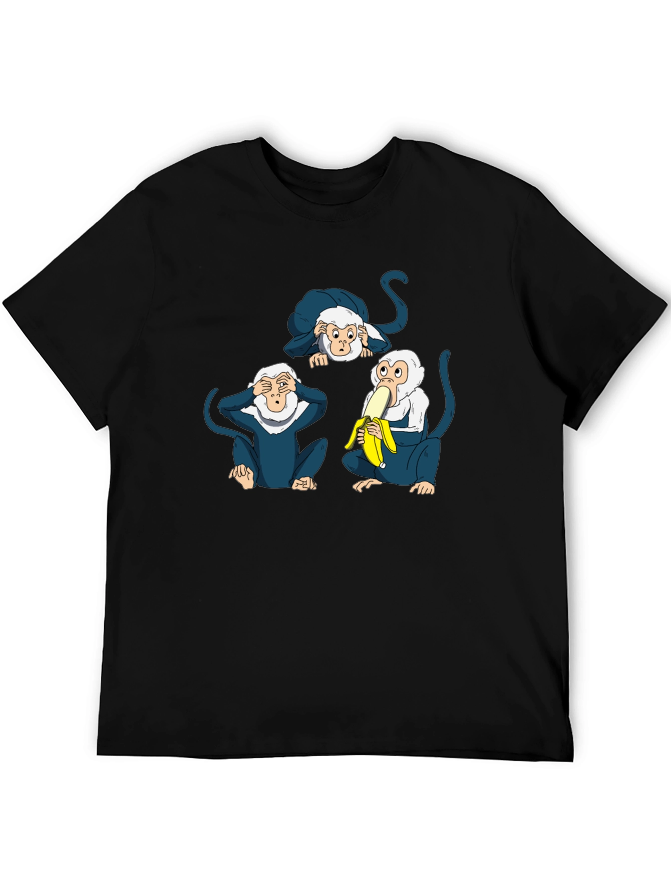 Novelty Monkey See Hear Speak T-Shirt