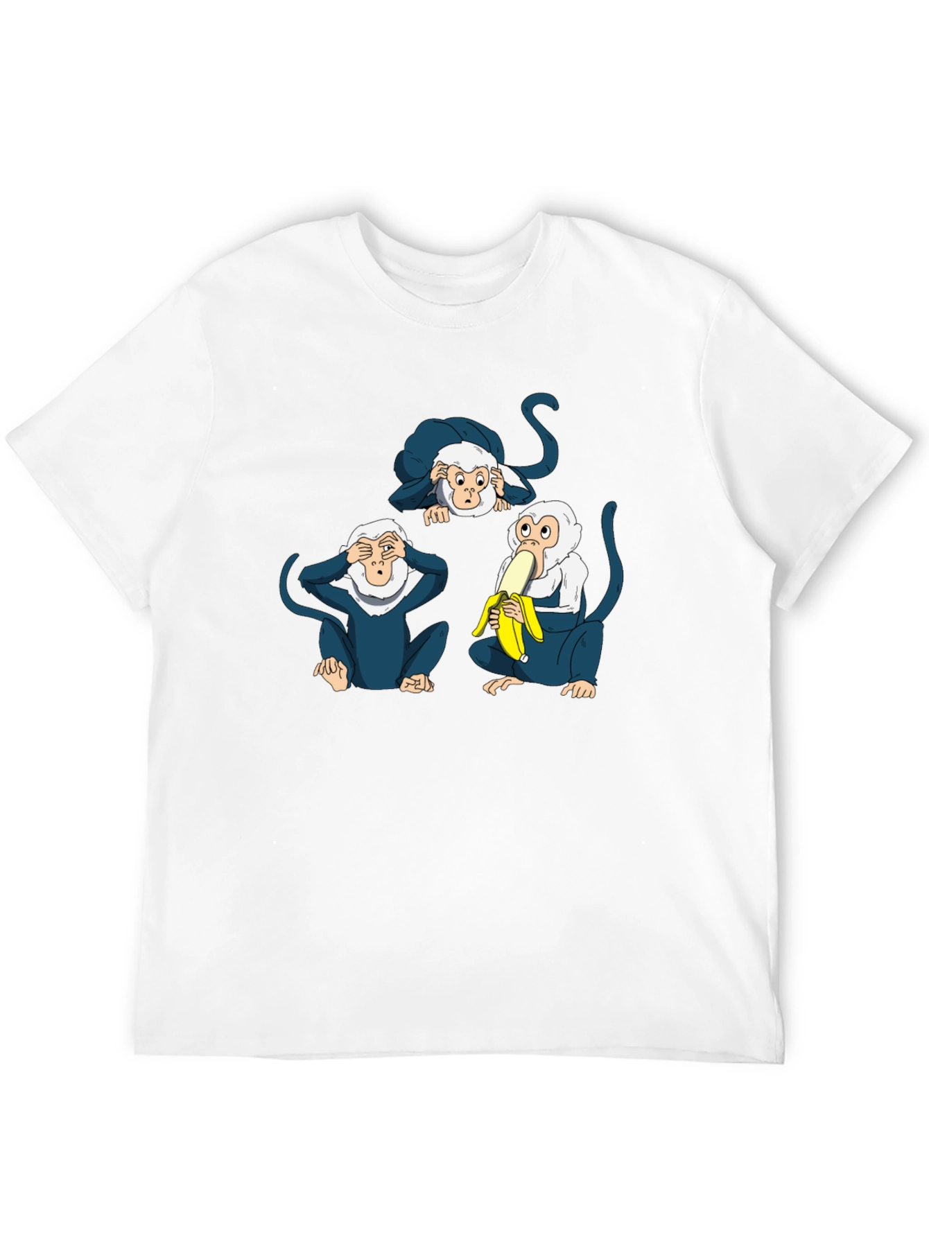 Novelty Monkey See Hear Speak T-Shirt