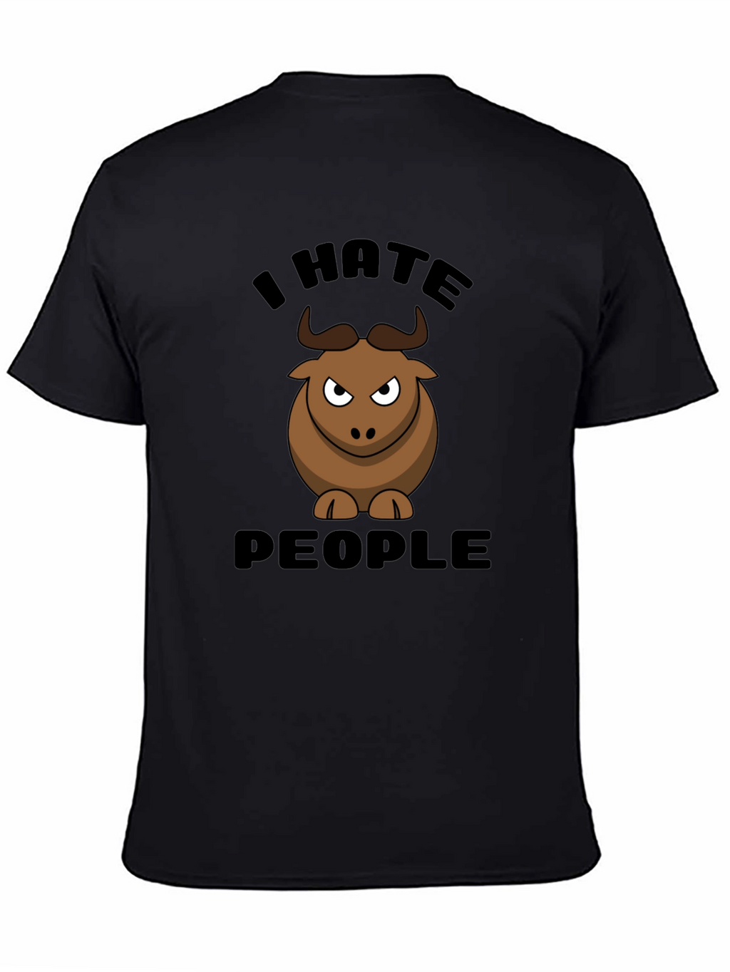 I Hate People Bull Graphic Tee