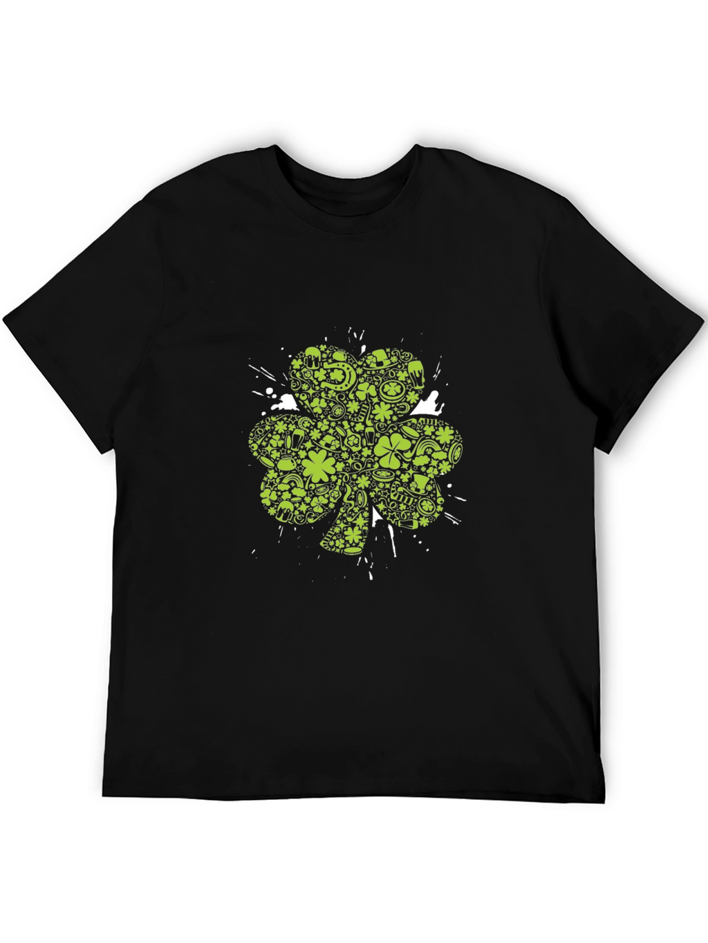 St. Patricks Day Clover Graphic Tee