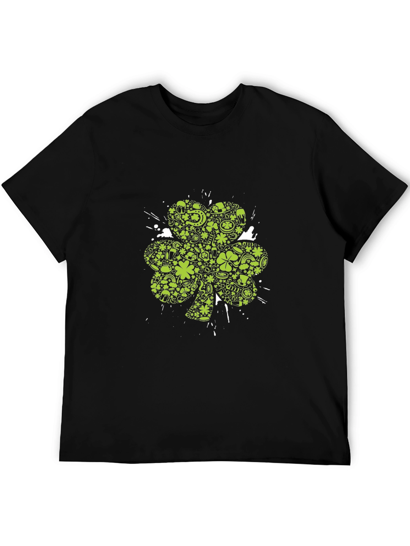 St. Patricks Day Clover Graphic Tee