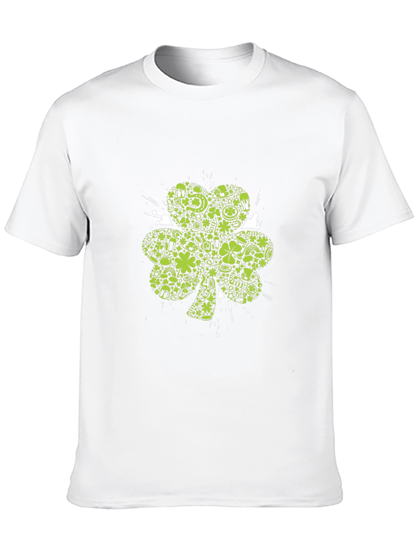 St. Patricks Day Clover Graphic Tee