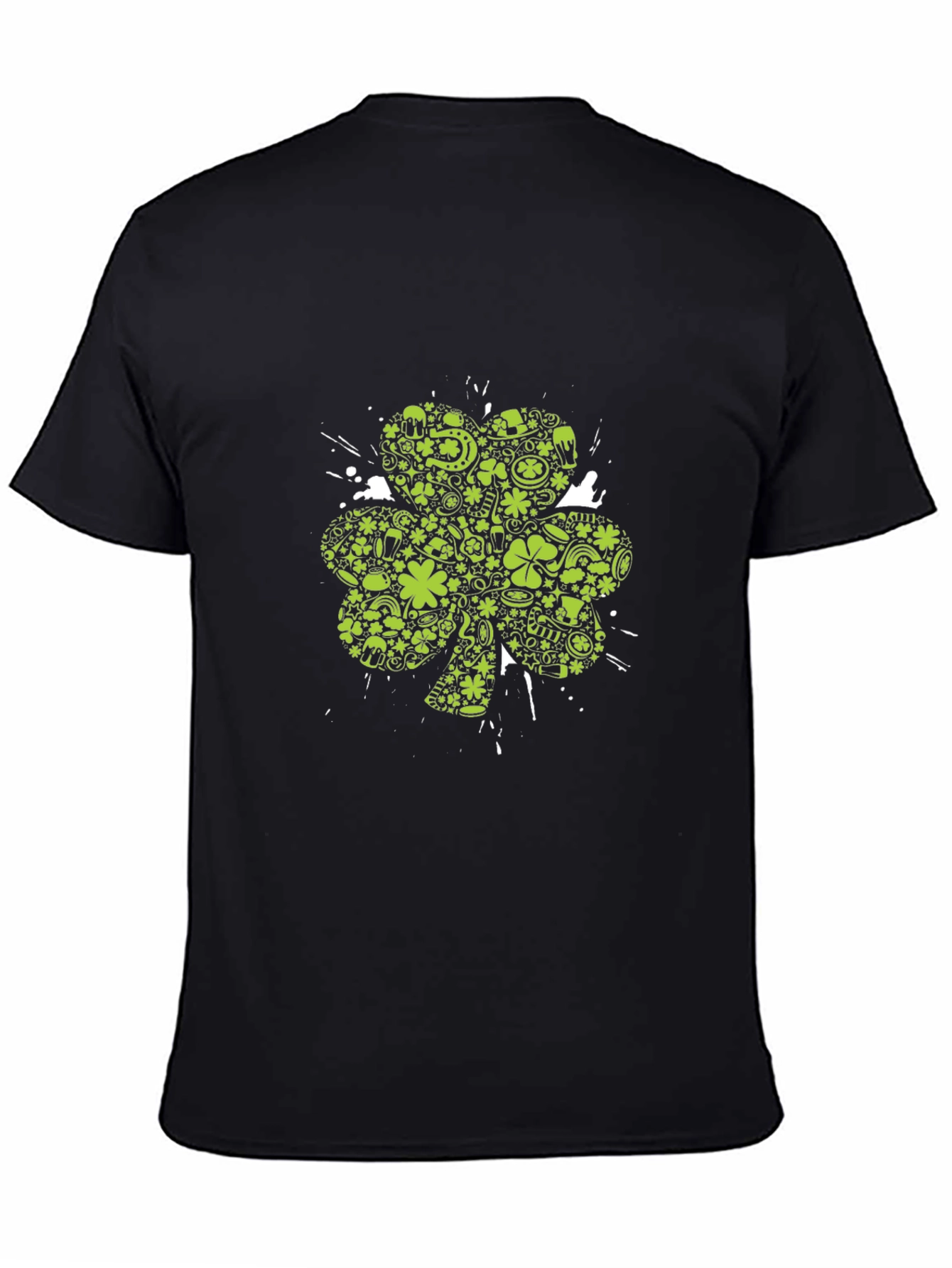 St. Patricks Day Clover Graphic Tee