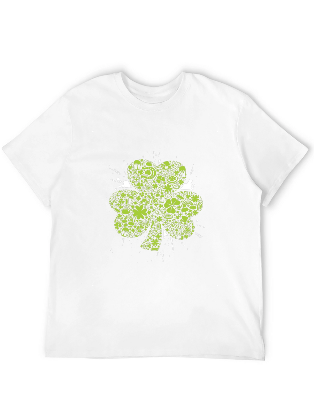 St. Patricks Day Clover Graphic Tee