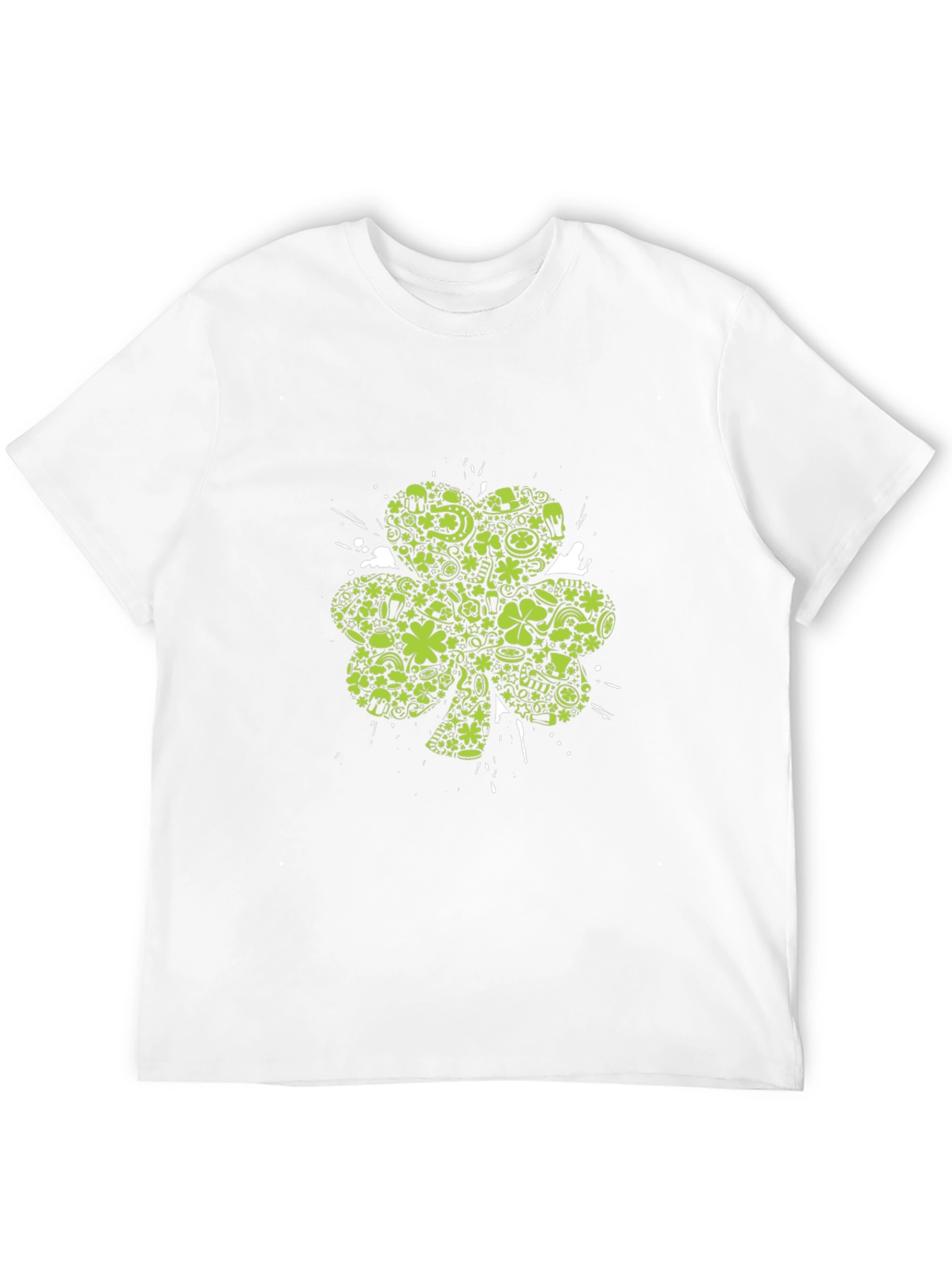 St. Patricks Day Clover Graphic Tee