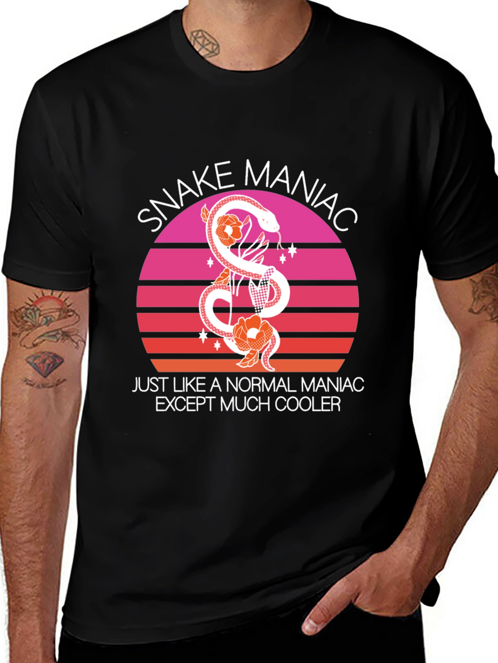 Snake Maniac T-Shirt - Cooler Than Normal