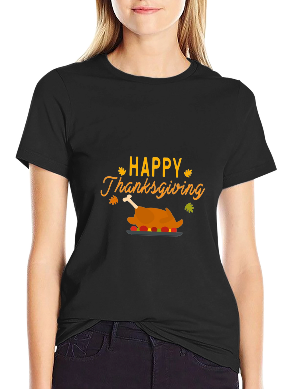 Happy Thanksgiving Turkey T-Shirt - Festive Holiday Apparel