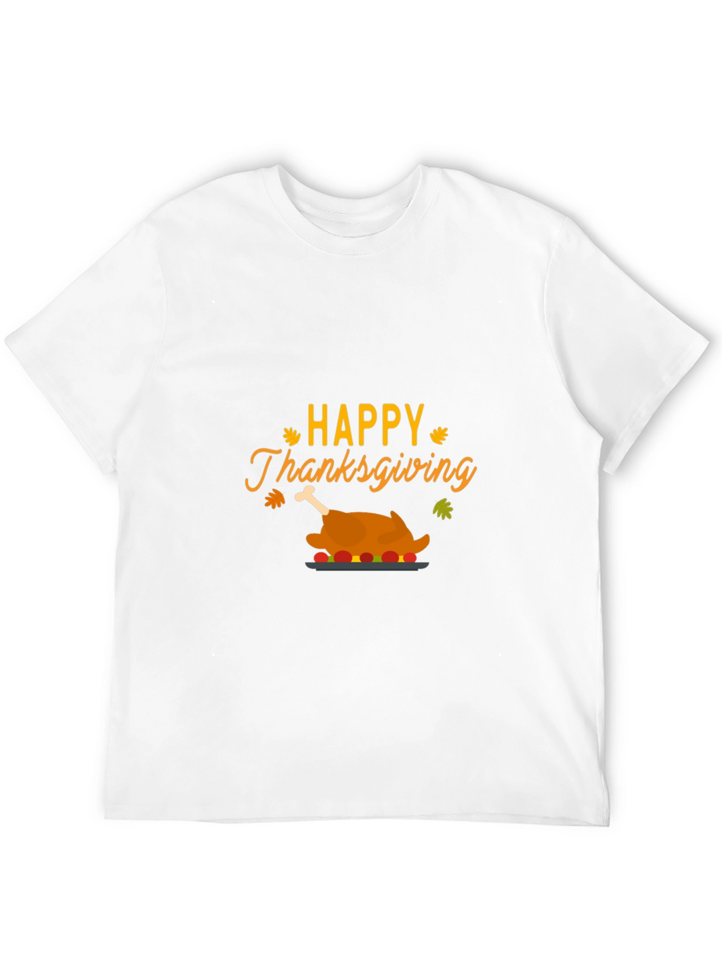 Happy Thanksgiving Turkey T-Shirt - Festive Holiday Apparel