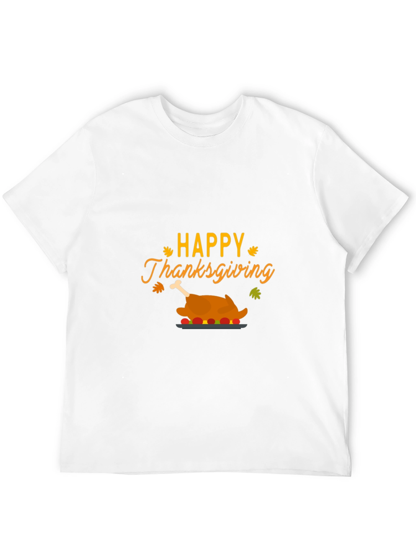 Happy Thanksgiving Turkey T-Shirt - Festive Holiday Apparel