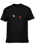 LOVE Intertwined Hands Graphic Tee - Black