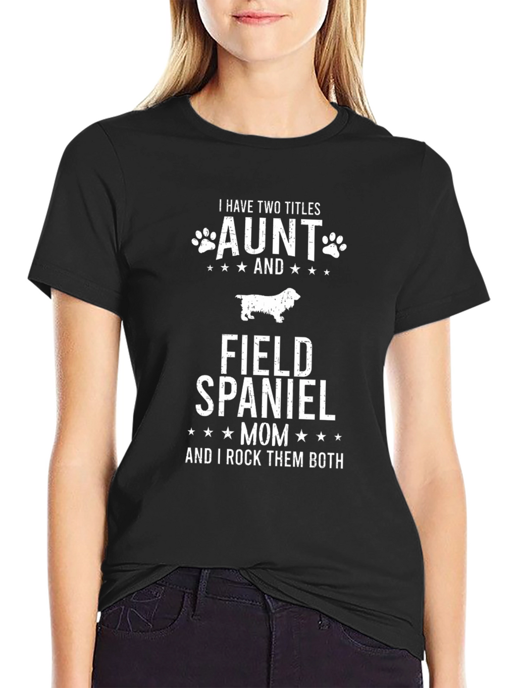 Aunt and Field Spaniel Mom T-Shirt