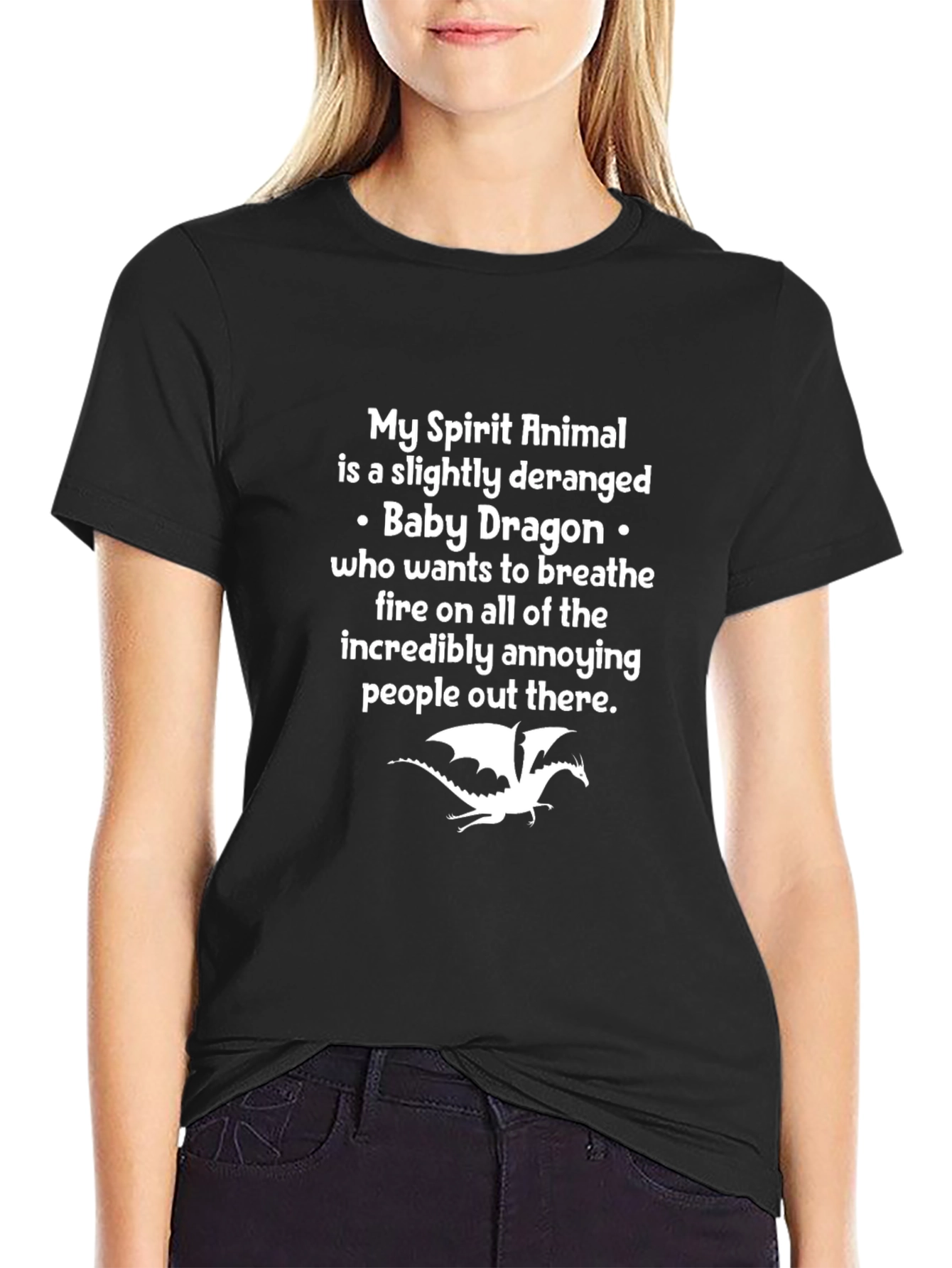 Deranged Baby Dragon Graphic Tee