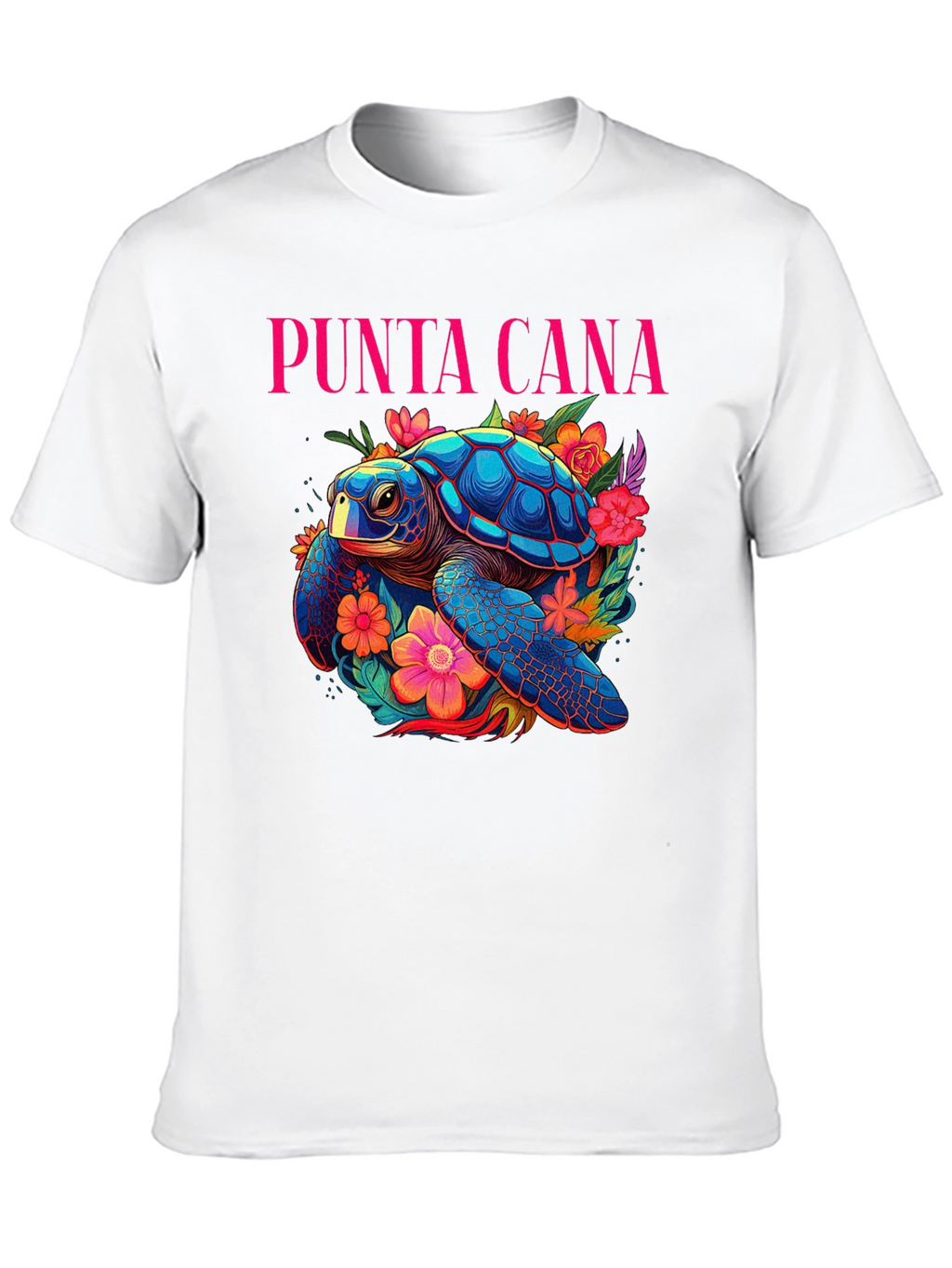 Punta Cana Turtle Graphic Tee - Tropical Island Style