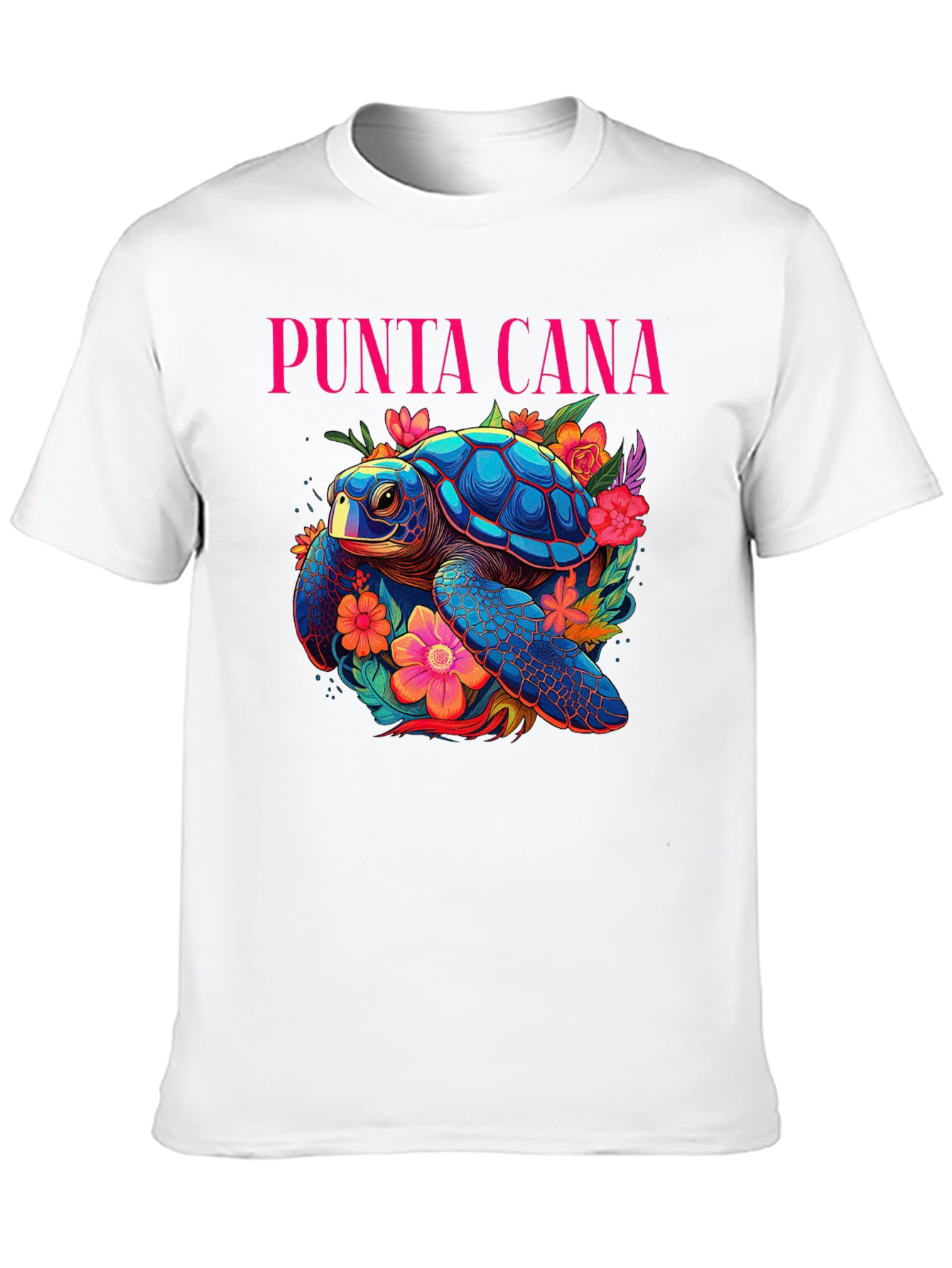 Punta Cana Turtle Graphic Tee - Tropical Island Style