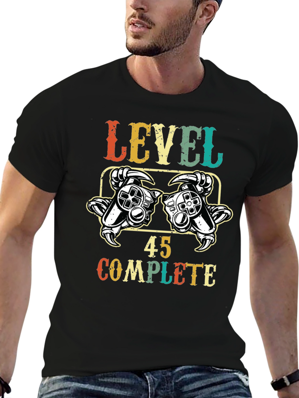 Level 45 Complete Gamer T-Shirt - Birthday Gift