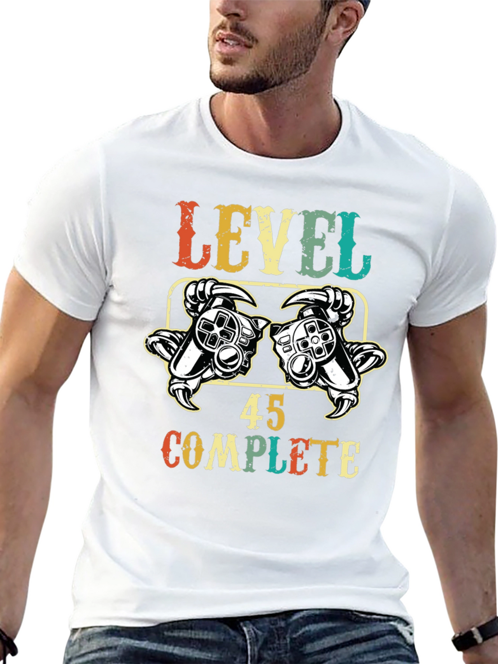 Level 45 Complete Gamer T-Shirt - Birthday Gift
