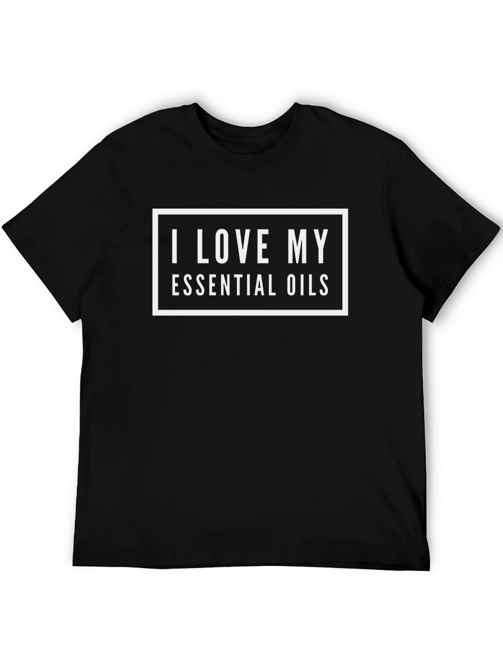 I Love My Essential Oils Black T-Shirt