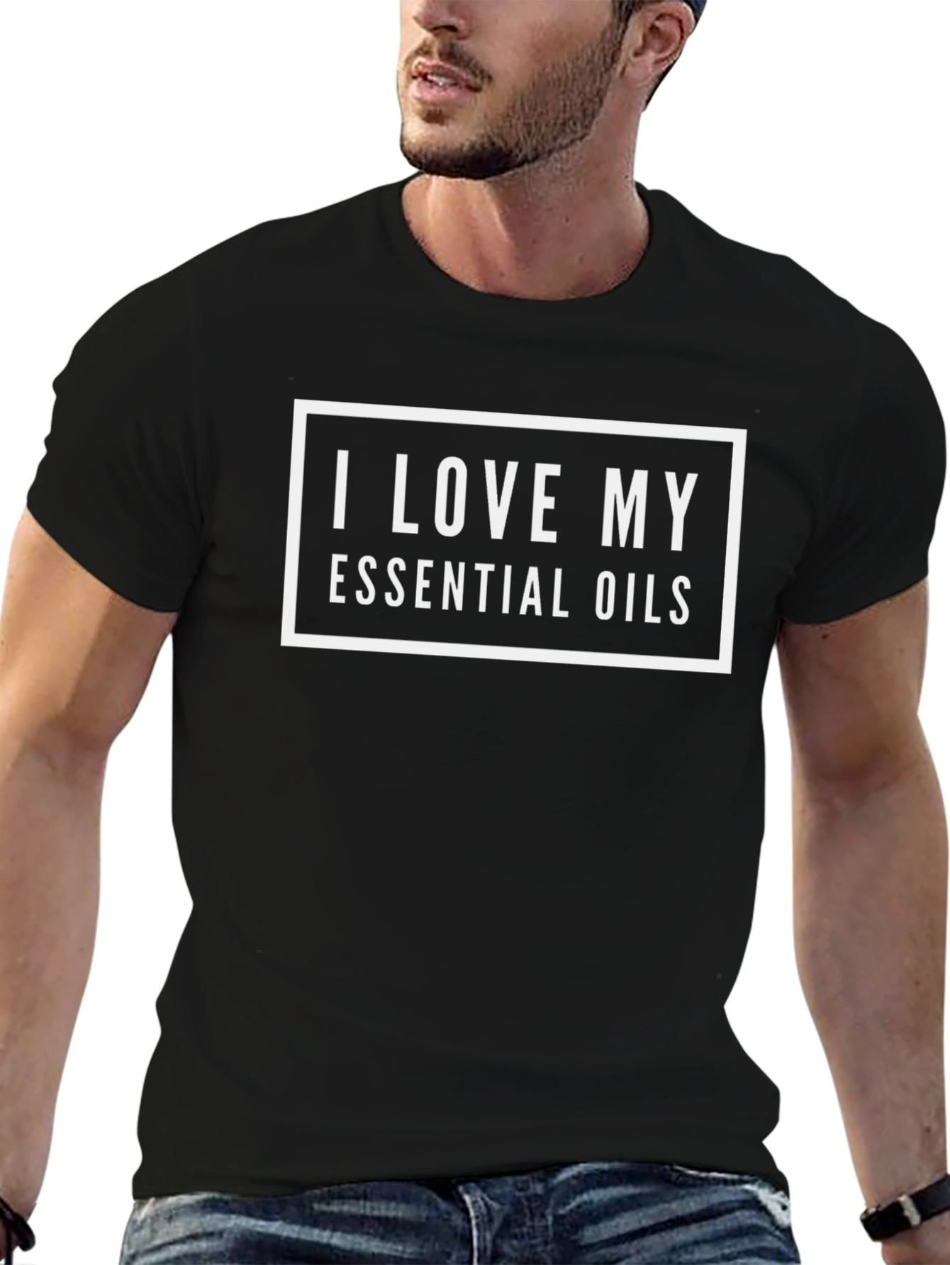 I Love My Essential Oils Black T-Shirt