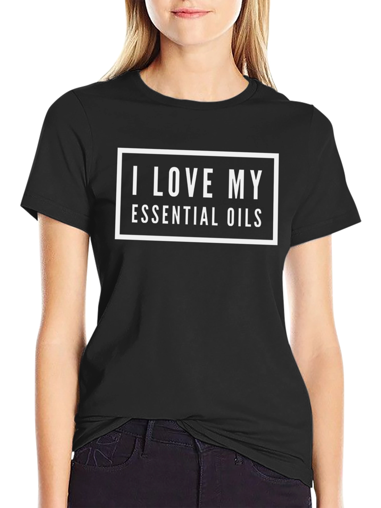 I Love My Essential Oils Black T-Shirt