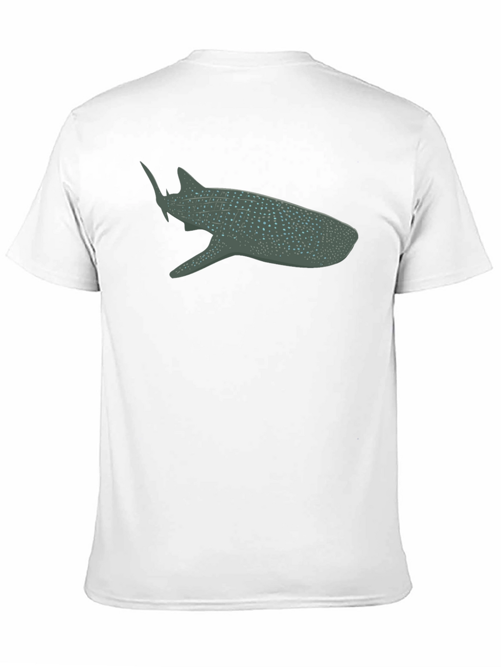 Whale Shark Graphic Tee - Black Cotton Comfort