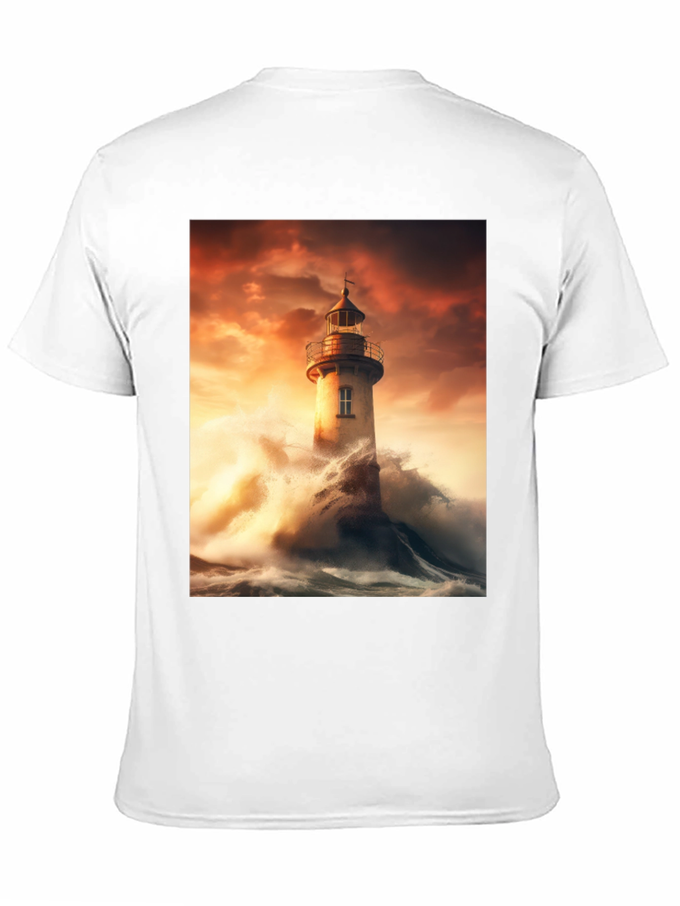 Lighthouse Storm Graphic Tee