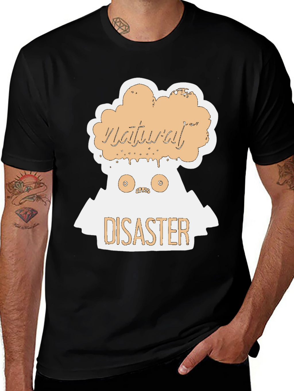 Natural Disaster Graphic T-Shirt - Unique Design