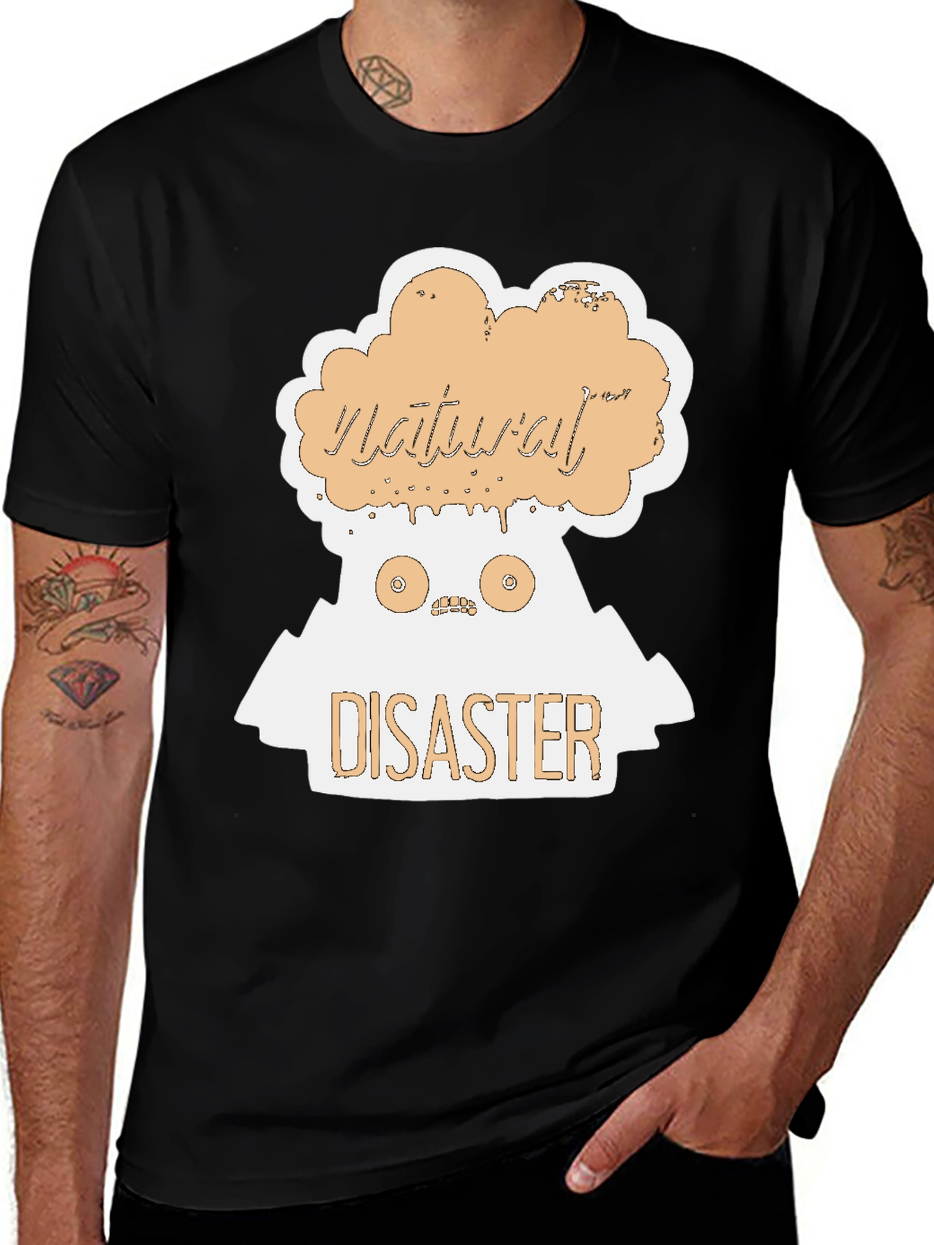 Natural Disaster Graphic T-Shirt - Unique Design