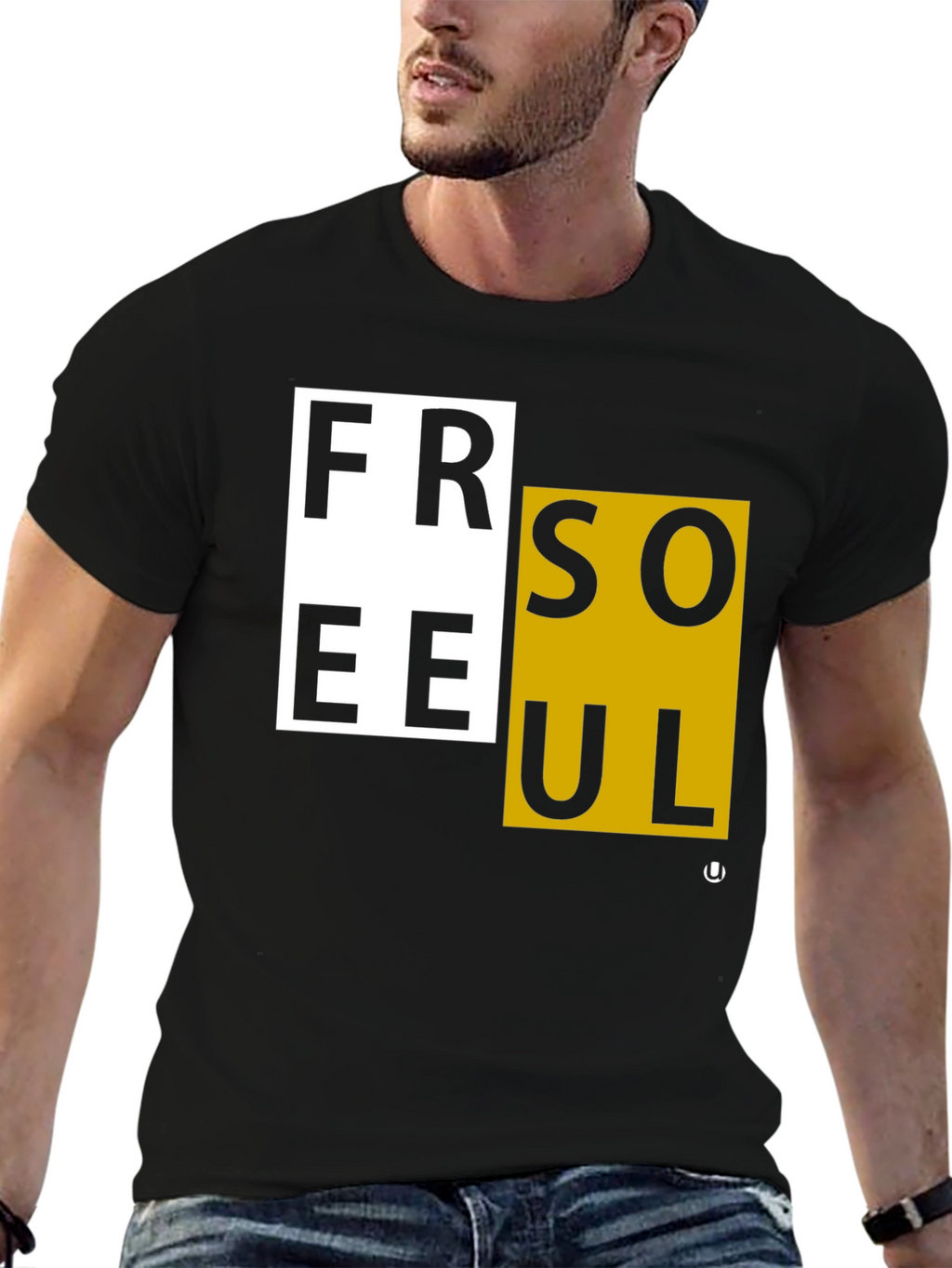 Free Soul Graphic Tee | Stylish Black T-Shirt