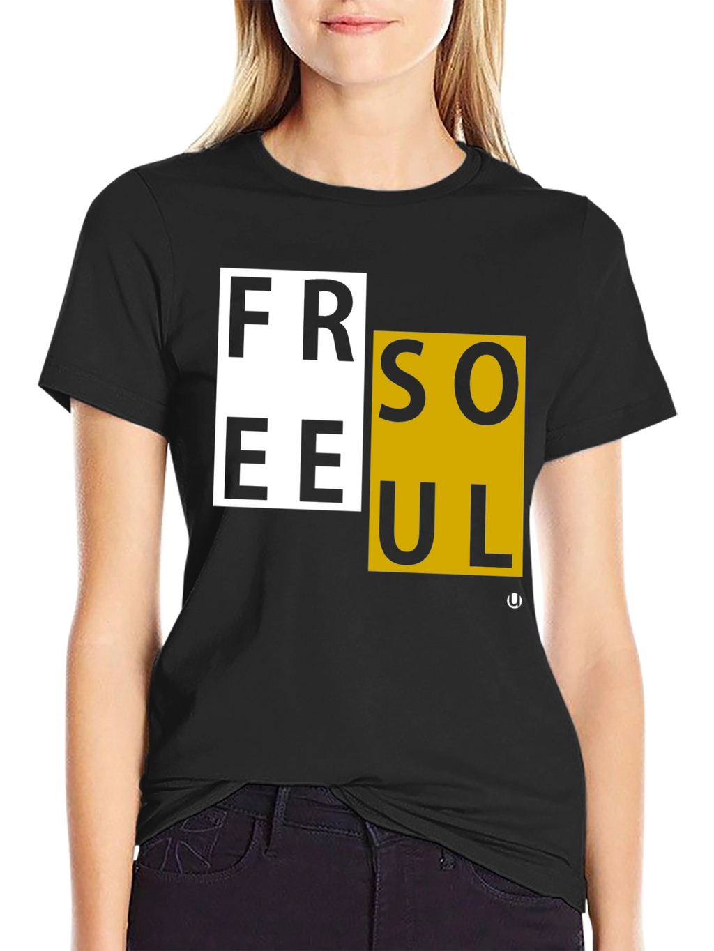 Free Soul Graphic Tee | Stylish Black T-Shirt