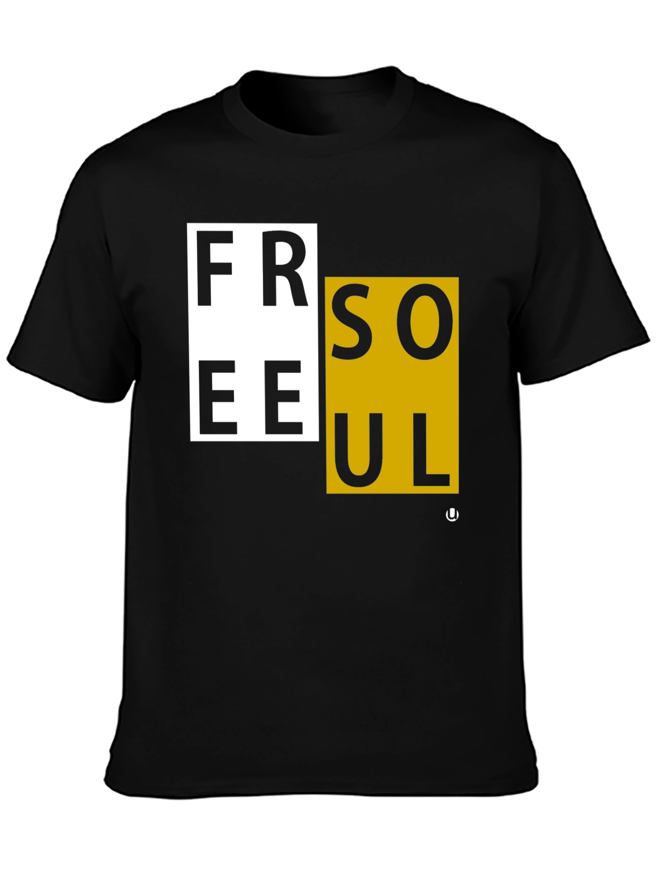 Free Soul Graphic Tee | Stylish Black T-Shirt