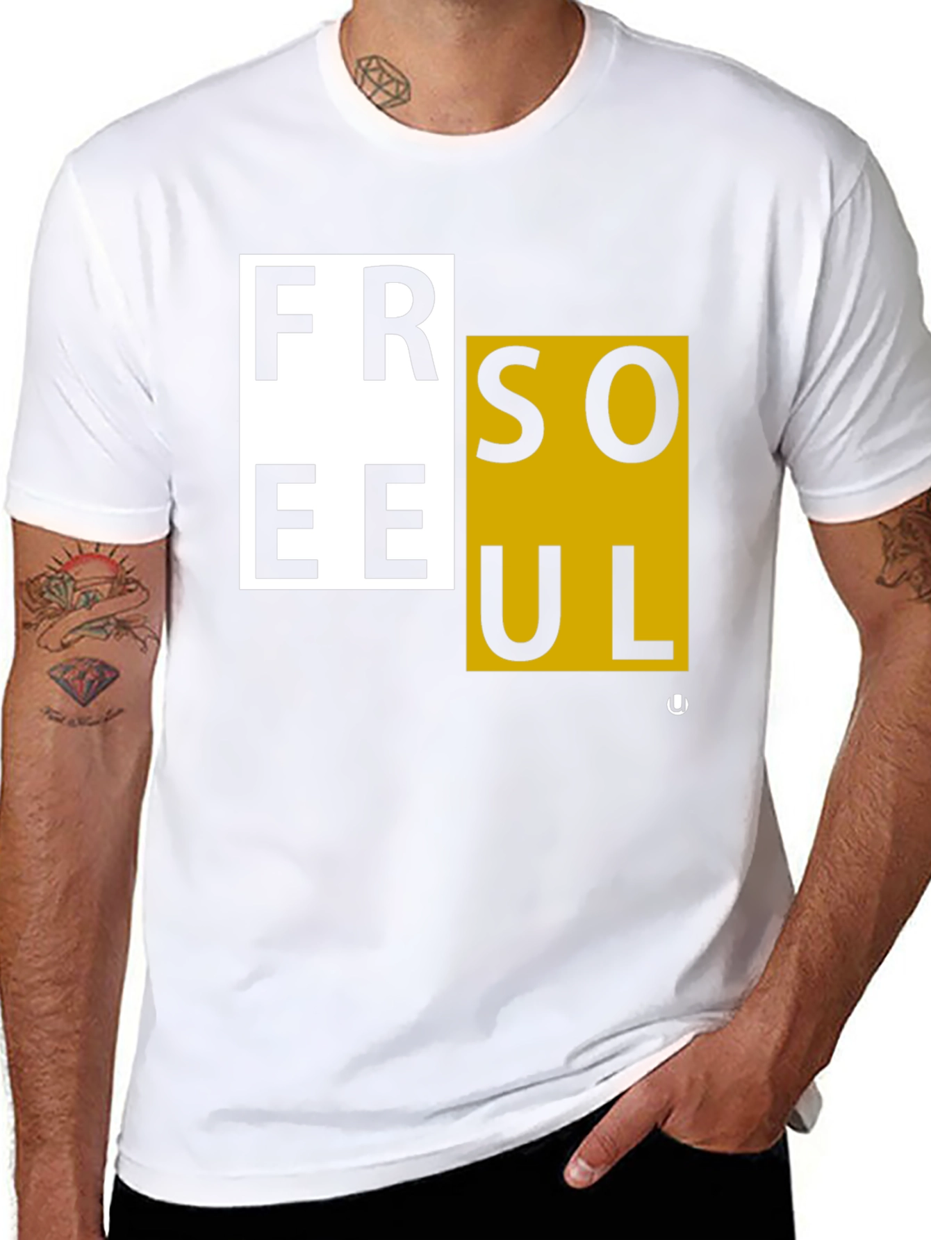 Free Soul Graphic Tee | Stylish Black T-Shirt
