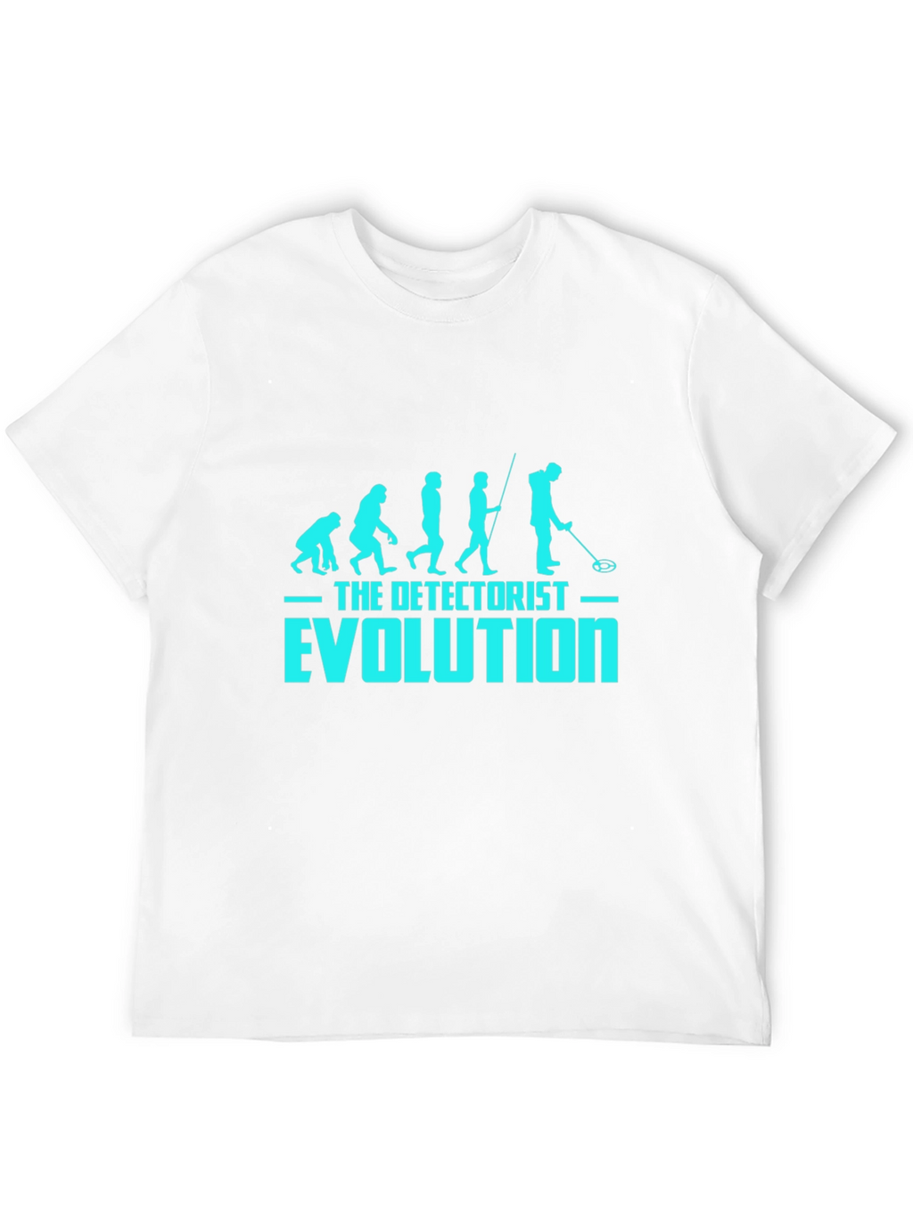 Detectorist Evolution Black T-Shirt - Metal Detecting Tee