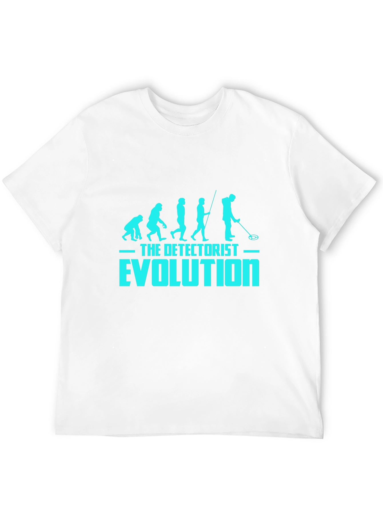 Detectorist Evolution Black T-Shirt - Metal Detecting Tee