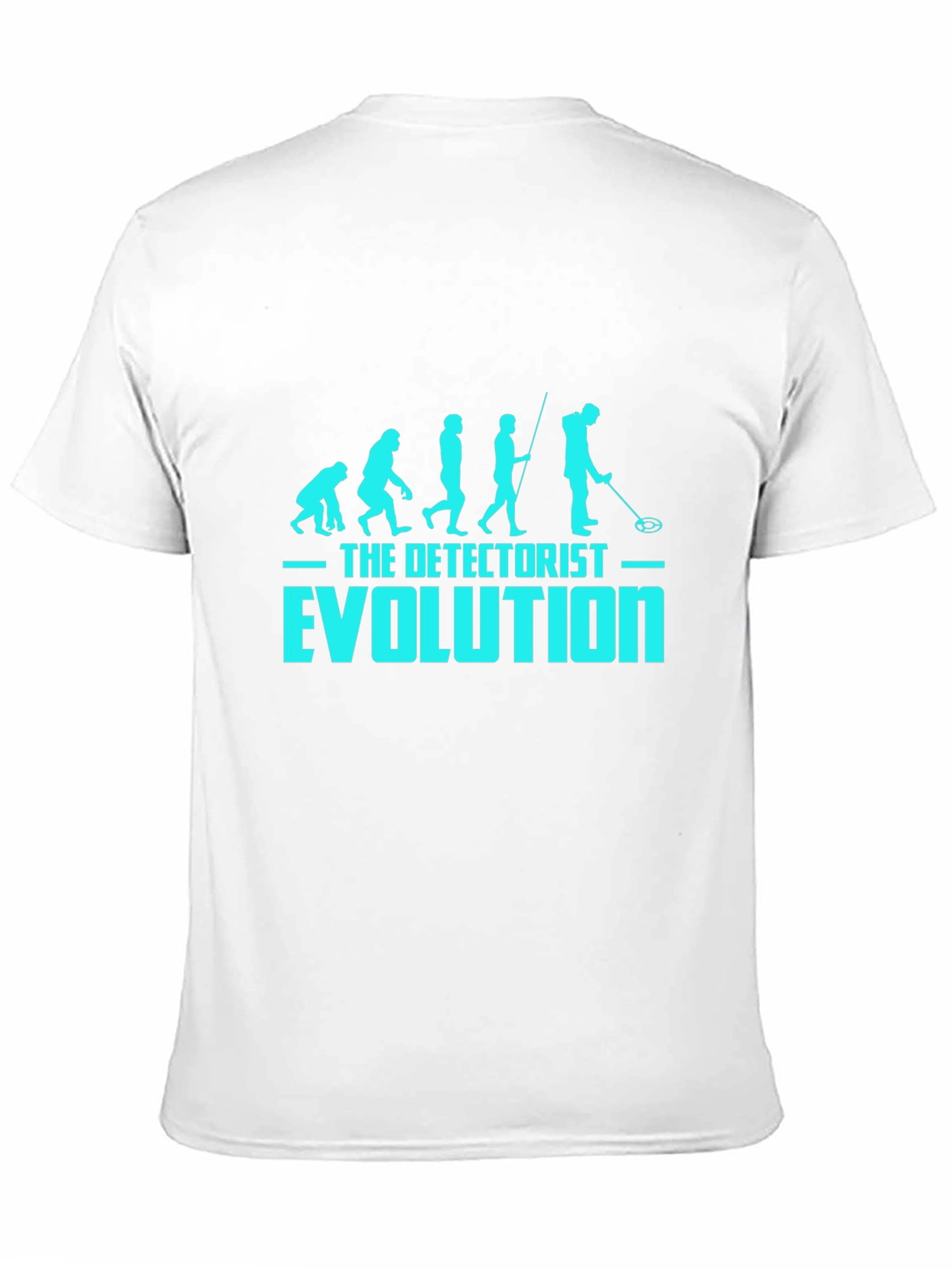 Detectorist Evolution Black T-Shirt - Metal Detecting Tee