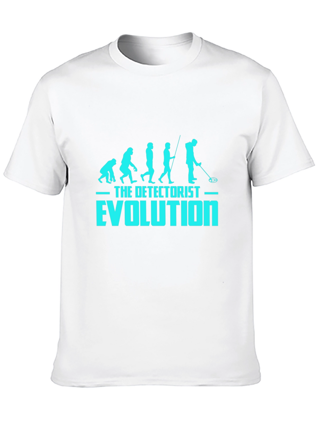 Detectorist Evolution Black T-Shirt - Metal Detecting Tee