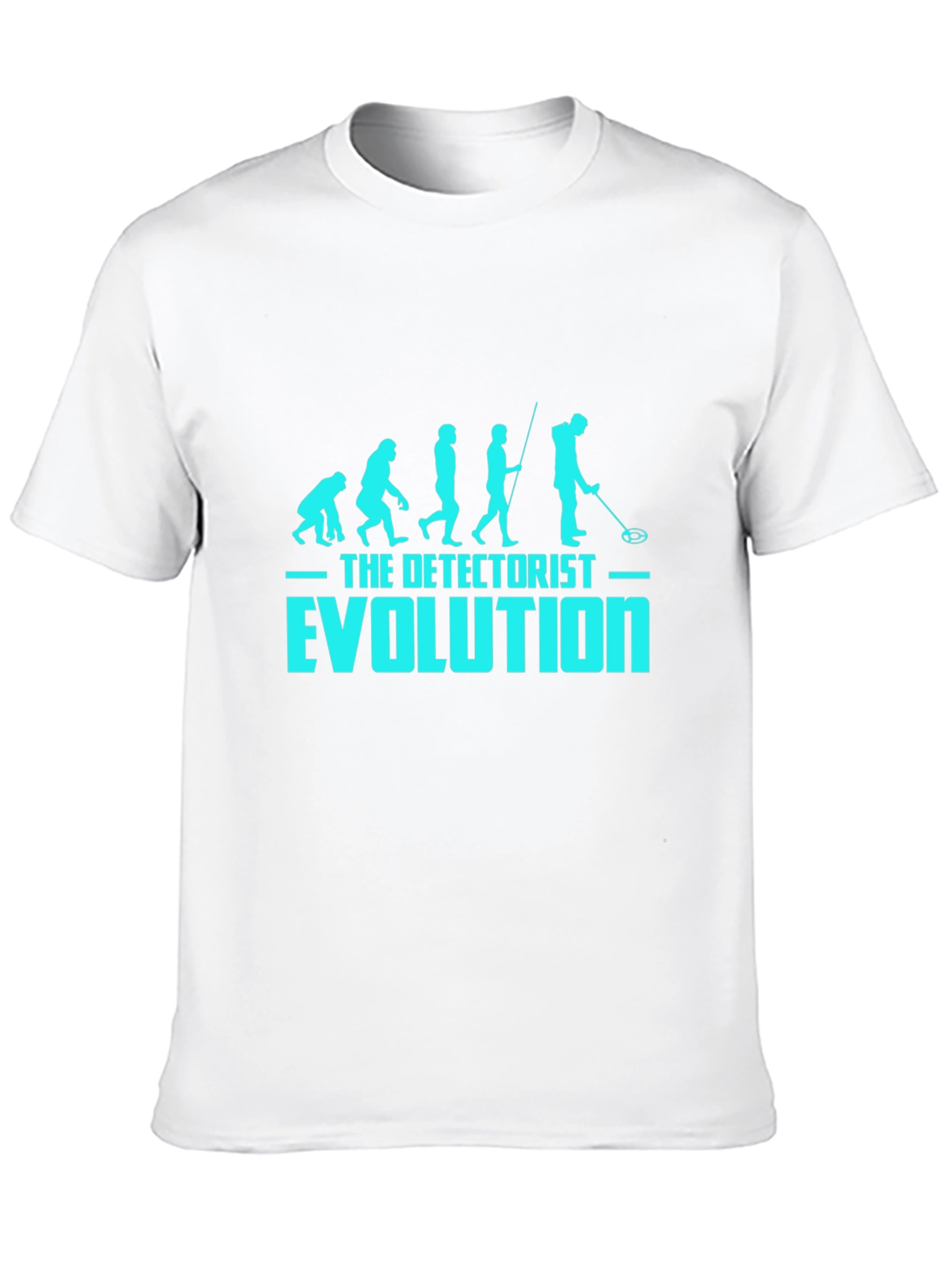 Detectorist Evolution Black T-Shirt - Metal Detecting Tee
