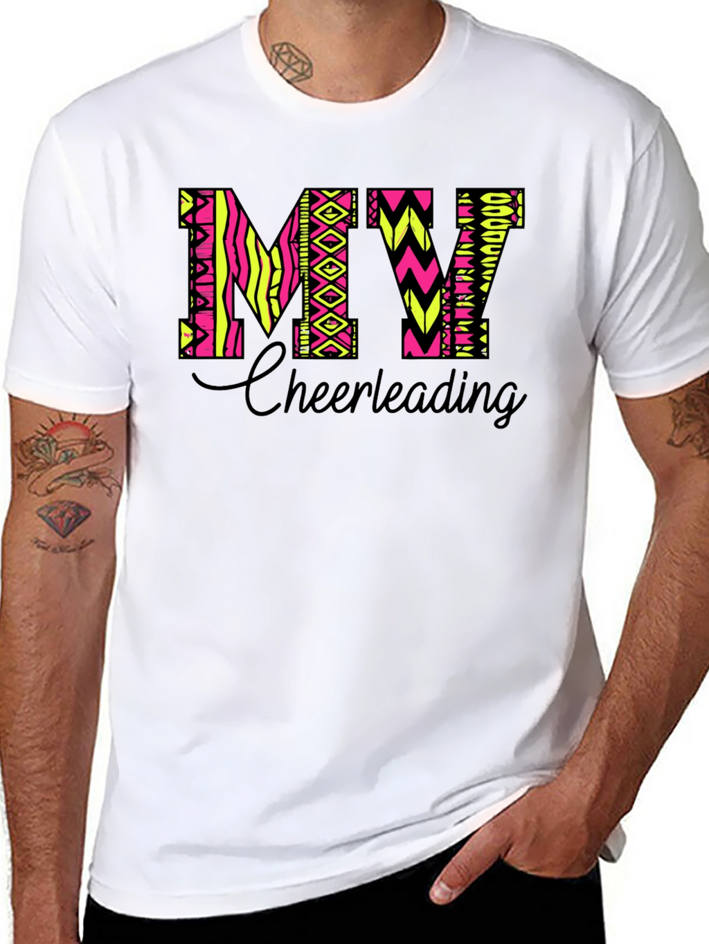 MY Cheerleading T-Shirt - Black Tee