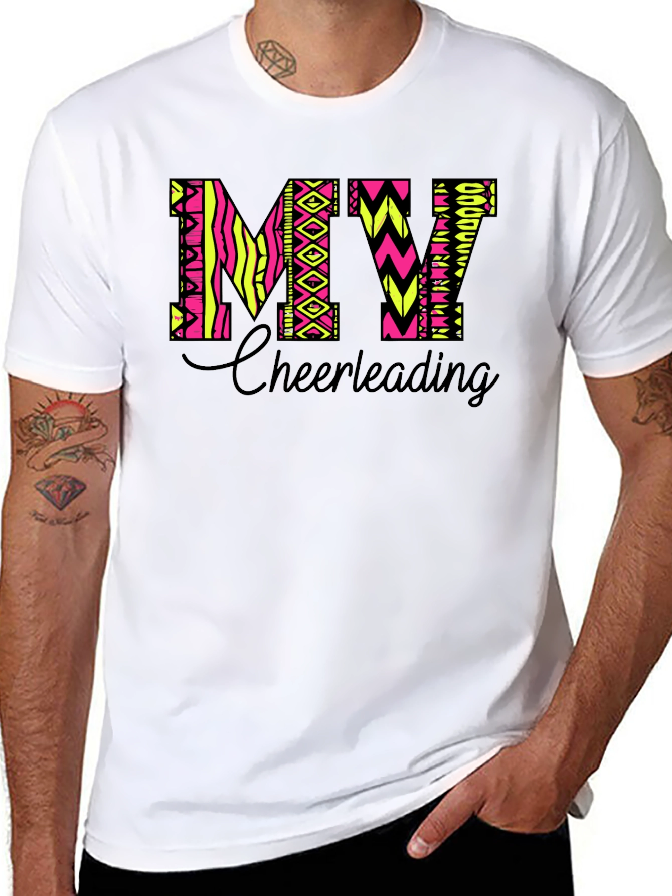 MY Cheerleading T-Shirt - Black Tee