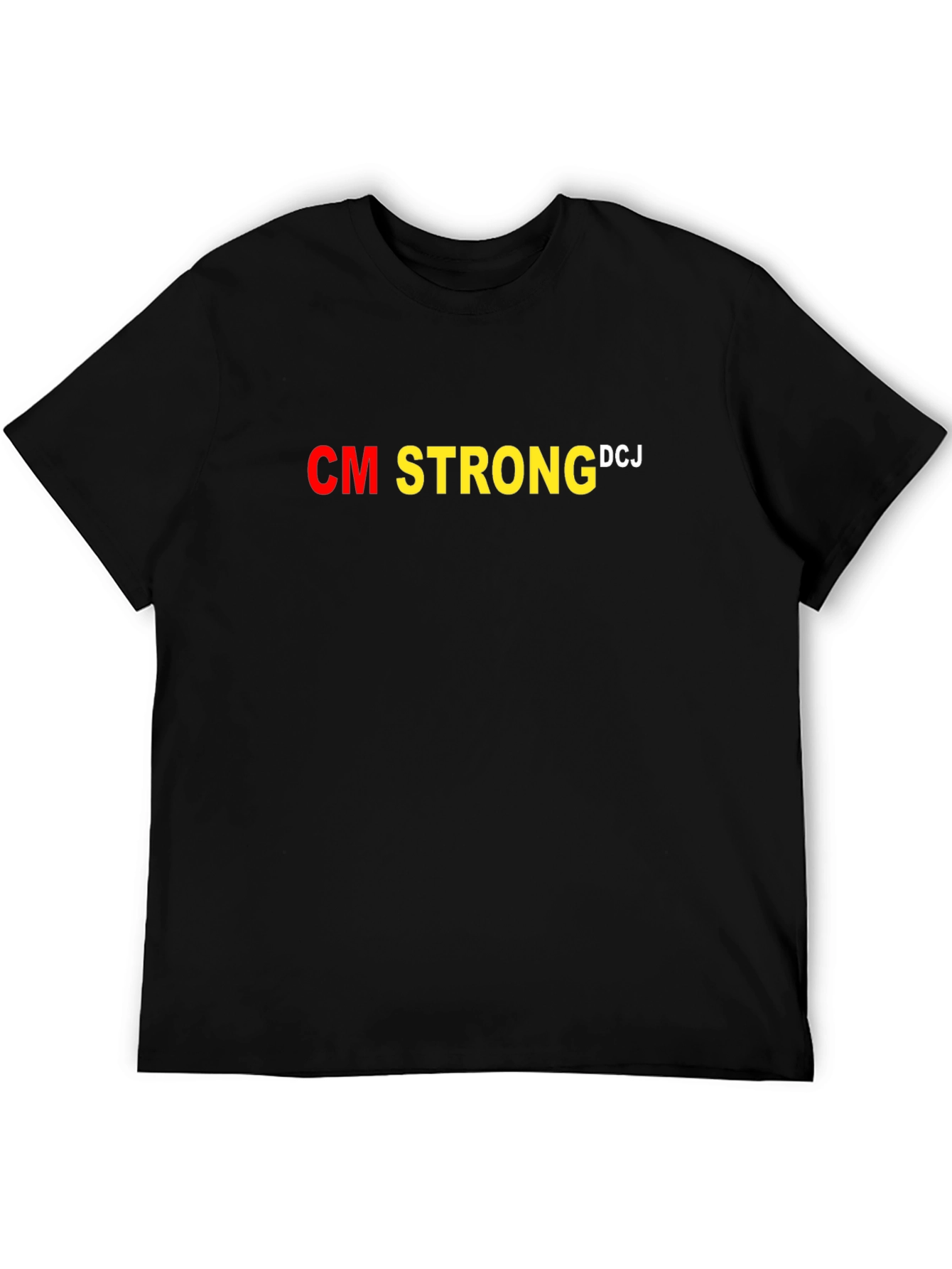 CM Strong DCJ Black T-Shirt