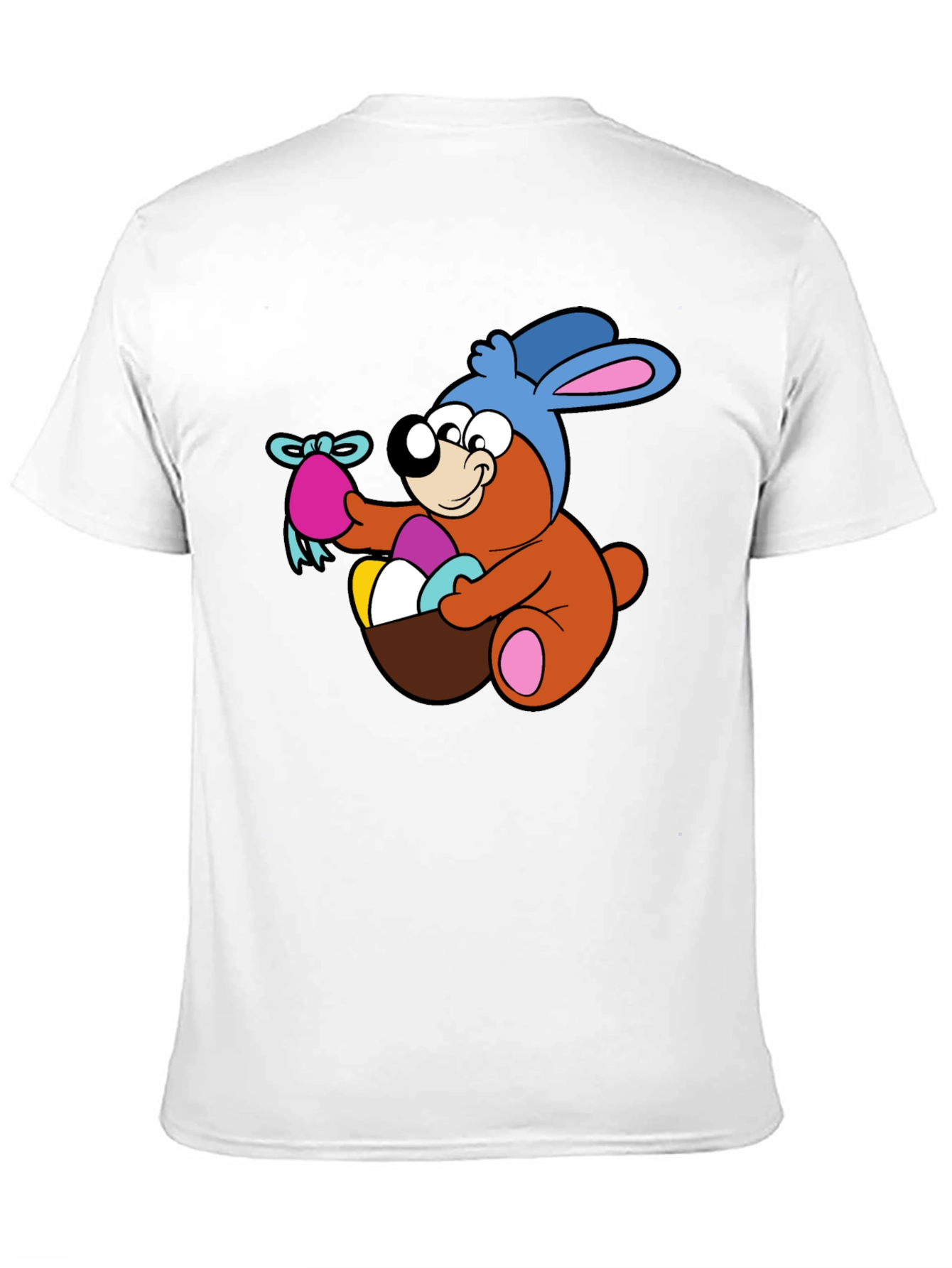 Easter Bear T-Shirt - Fun Cartoon Design