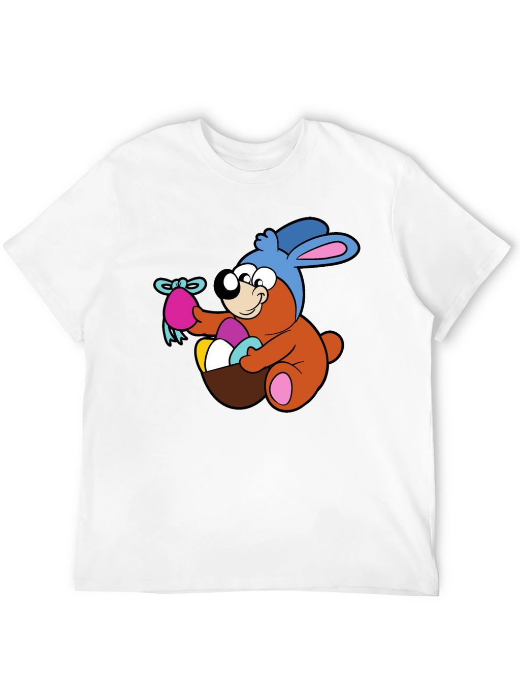 Easter Bear T-Shirt - Fun Cartoon Design