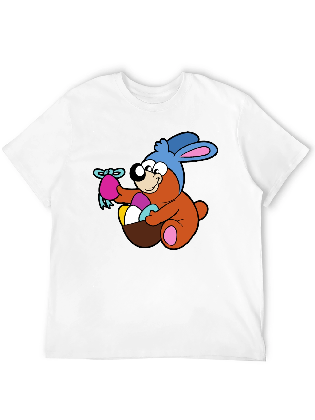 Easter Bear T-Shirt - Fun Cartoon Design