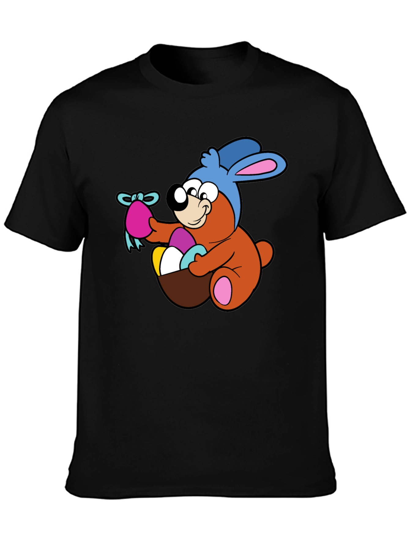 Easter Bear T-Shirt - Fun Cartoon Design