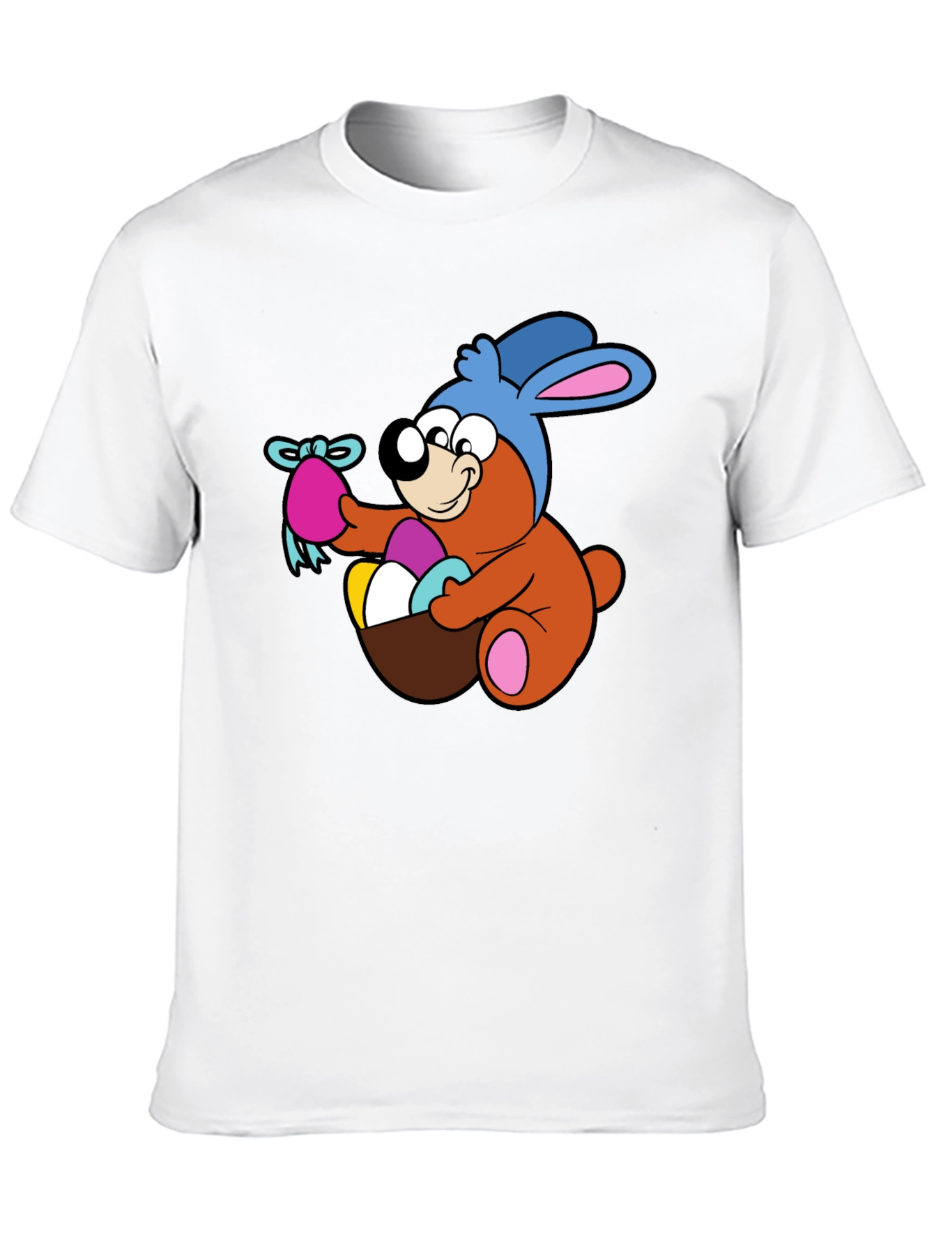 Easter Bear T-Shirt - Fun Cartoon Design