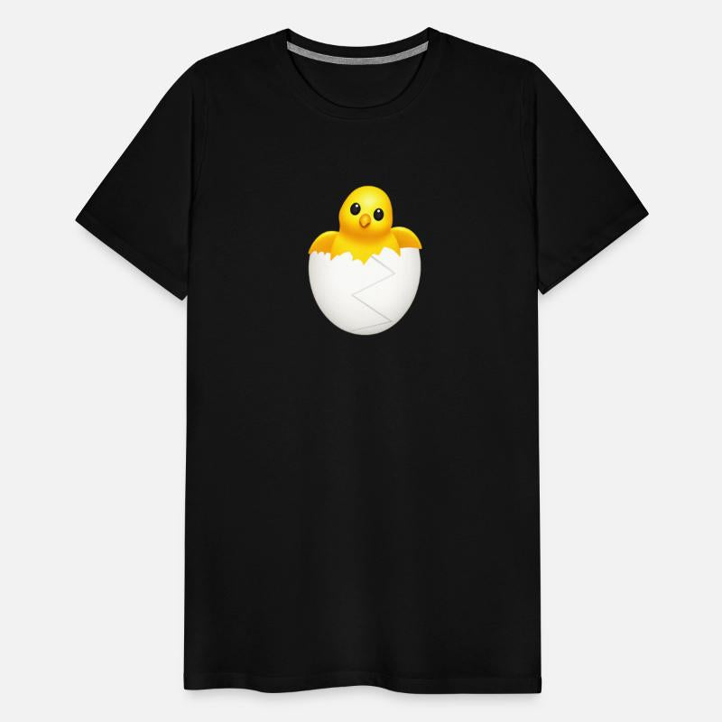 Adorable Baby Chick Emerging Egg Design