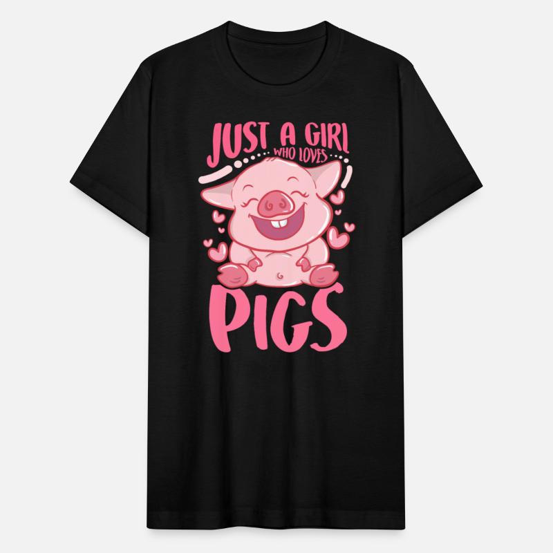 Adorable Just a Girl Who Loves Pigs Cute Piglet