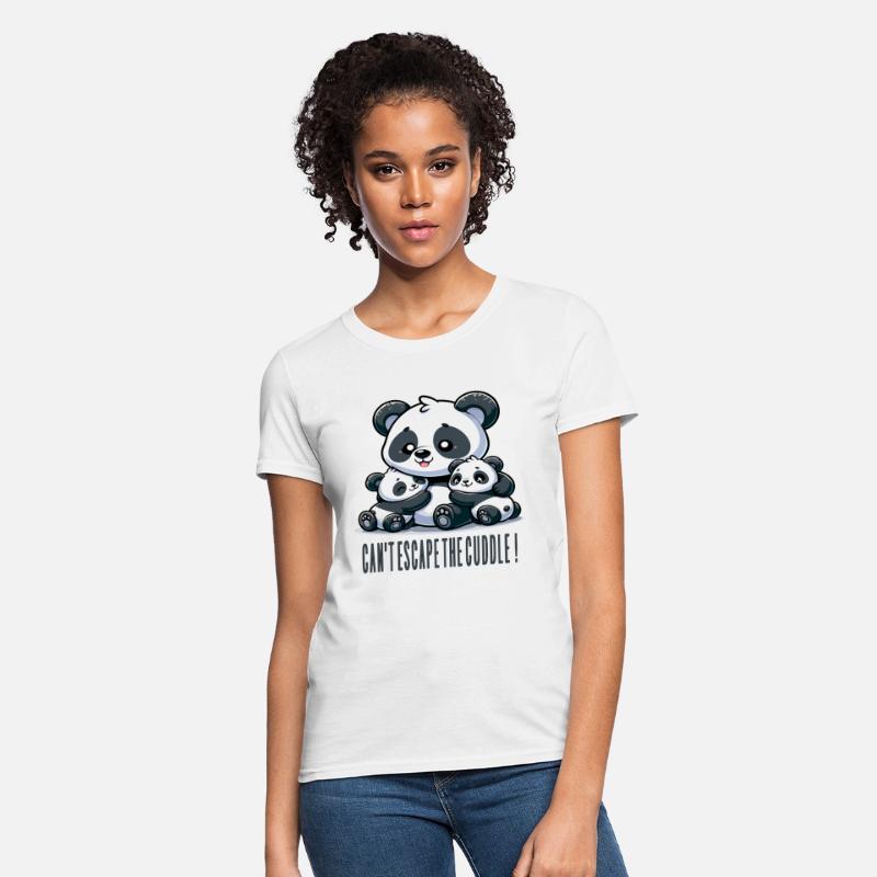 Adorable Panda Family Hug